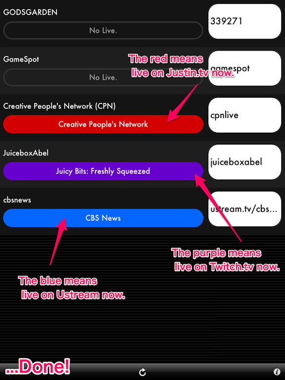 Screenshot #5 pour LiveNotice - Check your favorite broadcasting!