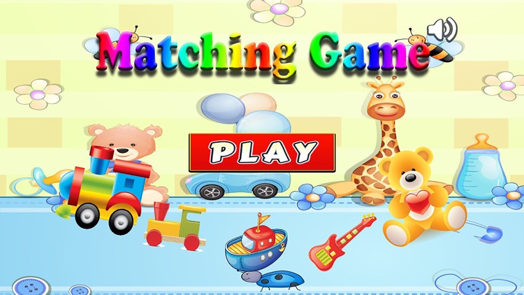 Toy Match Game for Kids brain training game For Toddlers