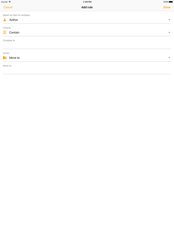 Smart Feed Reader iPad screenshot 5 - News app