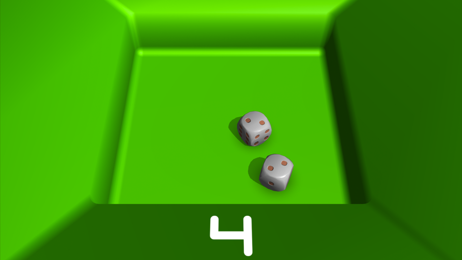 #1. Dice 3D - physics engine powered dice for the next game night (iOS) 由: Frank Meyer