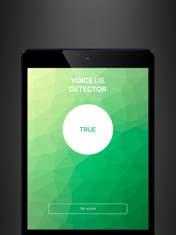 Voice Lie Detector Prank iPad screenshot