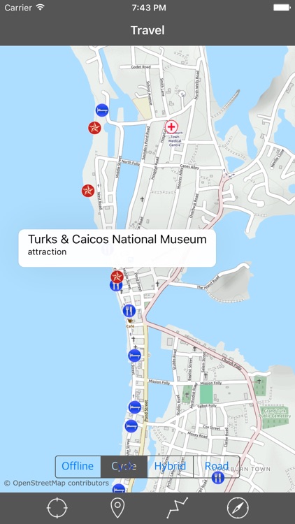 GRAND TURK ISLAND – GPS Travel Map Offline Navigator