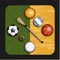 Animated tactics board for many ball sports