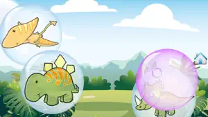 Dino Bubbles for Toddlers : discover the Dinosaurs ! FREE App screenshot #3 for iPhone