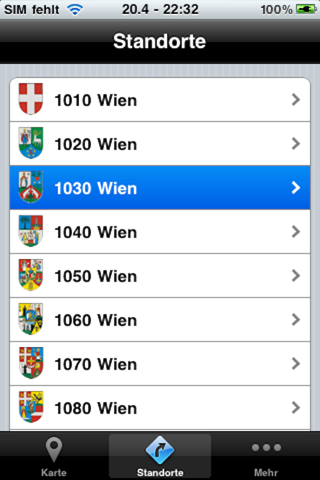 Parking in Vienna Screenshot 2 - AppWisp.com Parking in Vienna Screenshot 2 - AppWisp.com
