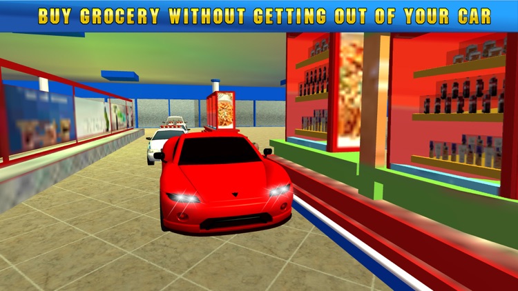 Drive Thru Supermarket – Modern Shopping in Car