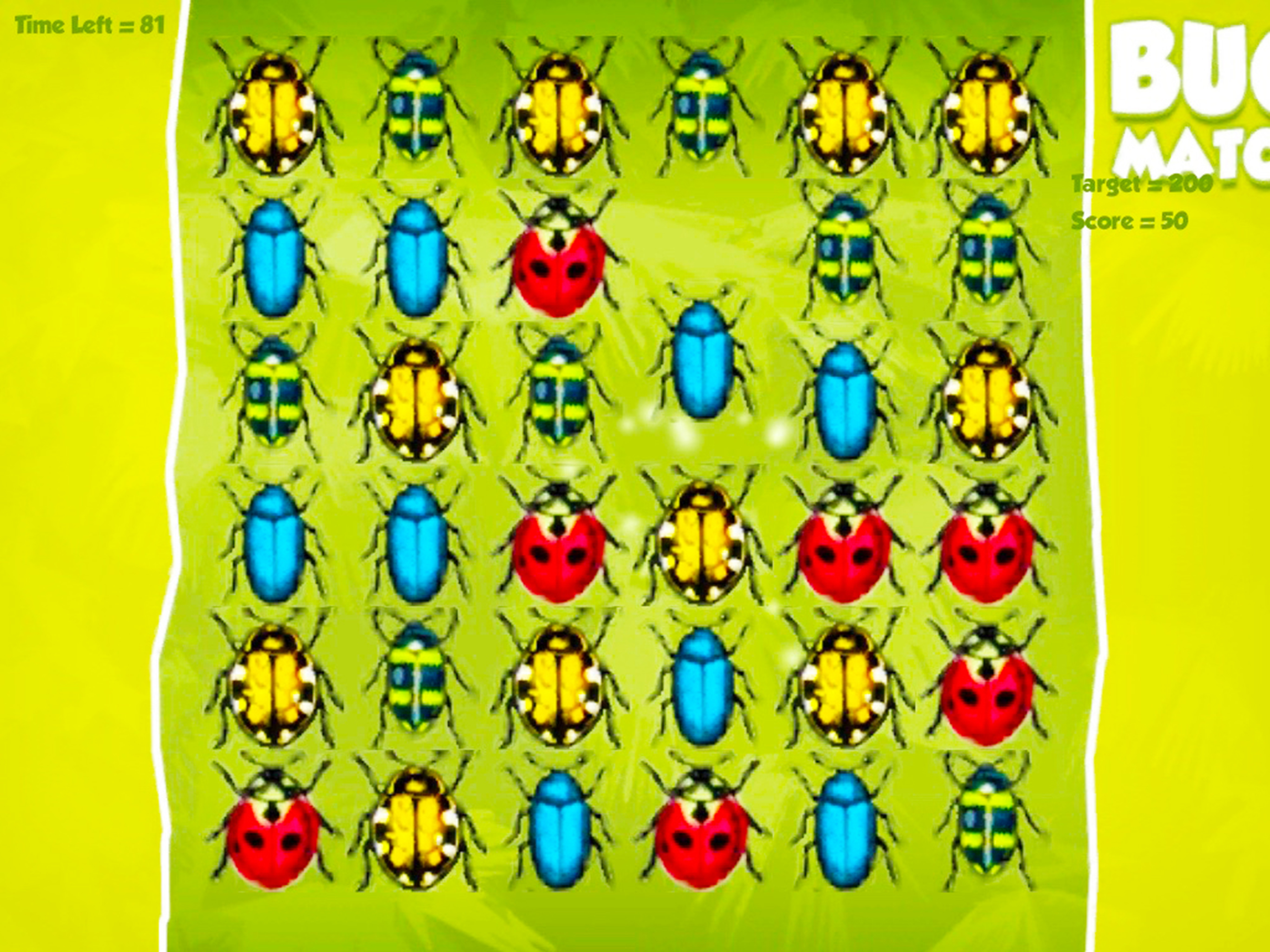 Bugs Match Game 2016 : Good Match