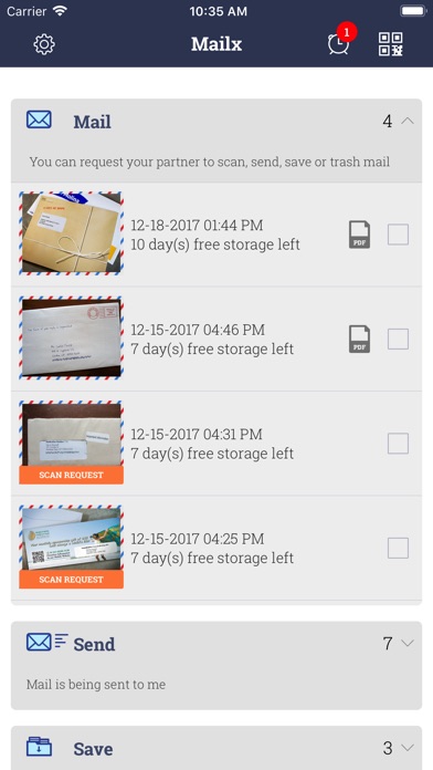 Mailx Express screenshot 2