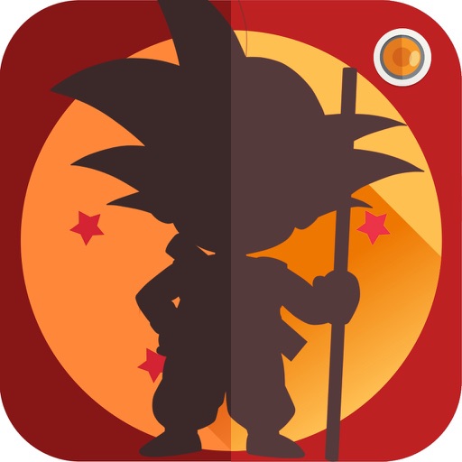 Dragon Ball Edition Sticker Camera : Super Saiyan Manga Version