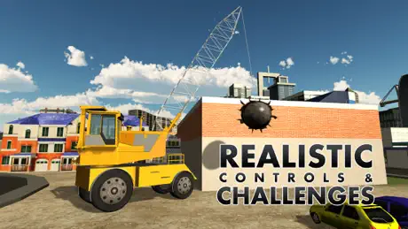 Wrecking Ball Demolition Crane – Drive mega vehicle in this driv