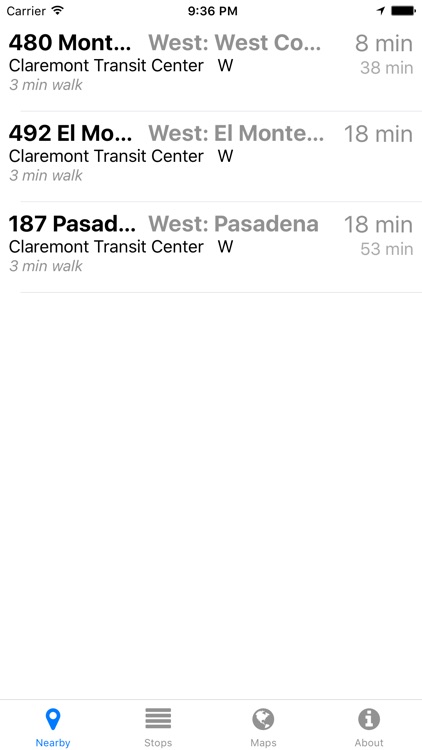 Foothill Transit Now - Real-time Transit Arrivals