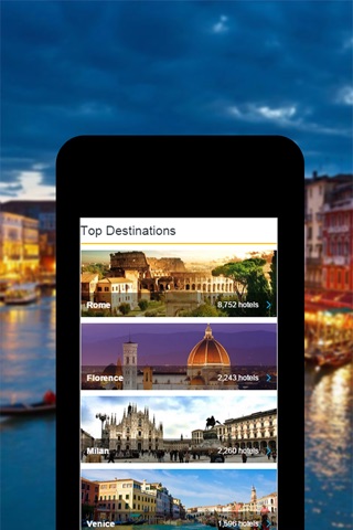 Italy Hotel Travel Booking Deals screenshot 2