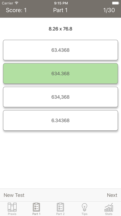 Screenshot #3 pour Praxis Math Tests