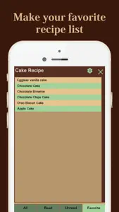 Easy cake recipes screenshot #4 for iPhone