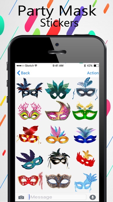 Carnival  Mask Stickers screenshot 4