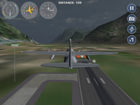 Screenshot #5 pour Simulateur de vol Airplane Fly - les Alpes suisses