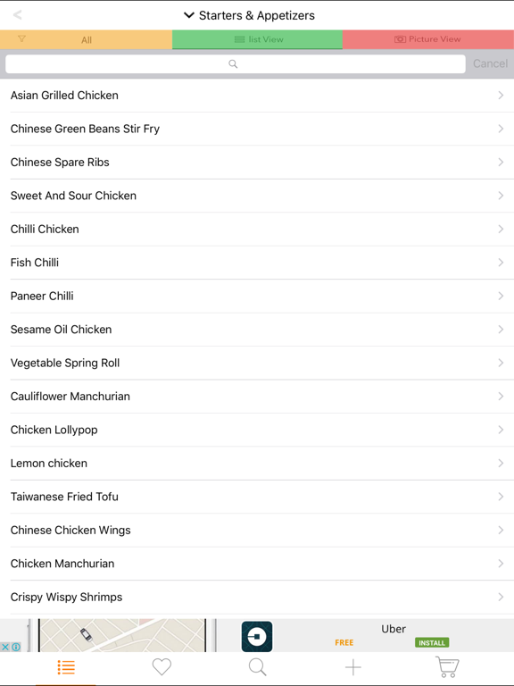 Chinese Food Recipes - Best of chinese dishes iPad screenshot