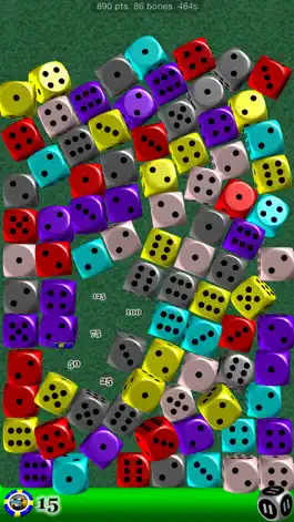 Game screenshot 99 Bones aka Dice, Match 3 apk