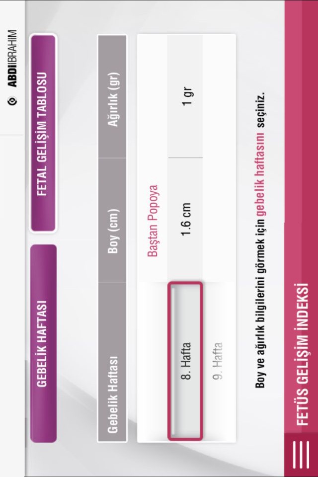 Gebelik Uygulaması - Aİ İlaç screenshot 4