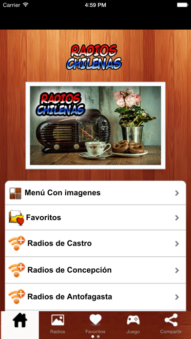 Screenshot #3 pour Radios de Chile Gratis Online Gratis Radio Chilena