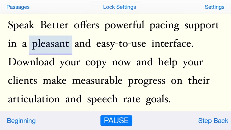 Speak Better - Pacing Therapy for Stuttering, Cluttering, Disfluency, Parkinson's Disease, TBI, Stroke, and Fluency Disorders