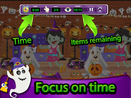 Screenshot #5 pour Find & Spot the Difference:kids Halloween Edition