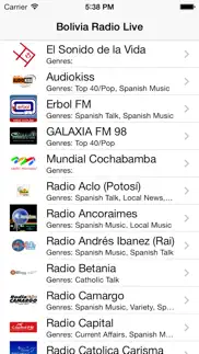 bolivia radio live player (la paz/quechua/aymara) iphone screenshot 1