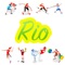 RioMoji is a custom Olympic Game emoji keyboard that lets you express yourself in ways that other keyboard don't