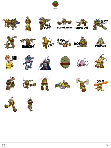 TMNT Stickersのおすすめ画像2