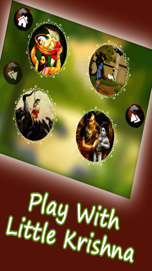 #4. Little Krishna jighsaw puzzle free game for kids - the hindu divine god krishna lila (iOS) Podle: Ajay Pandya
