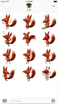 Little Fox Stickers iphone bilder 0