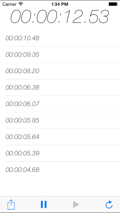 Screenshot #2 pour Chronomètre (minuterie)