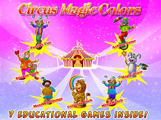 Magic Circus World iPad app afbeelding 1