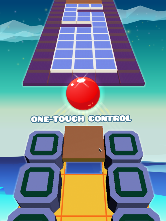 Red Ball Tower - Tap To Jump Endless Game iPad screenshot