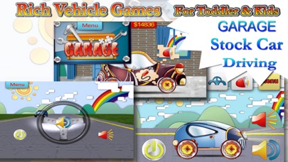 Screenshot #2 pour QCat - enfant en bas âge Garage (enfants) à la conduite et la réparation jeu de voiture (gratuit)