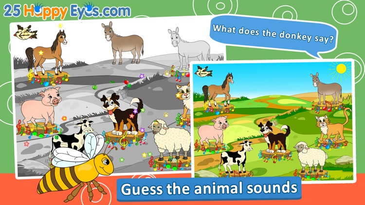 Joyful Animals for Kids - puzzle game for children screenshot-3
