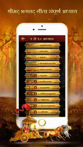 Bhagavad Gita Hindi with Audio screenshot #3 for iPhone