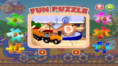 Train Jigsaw - Learning fun puzzle game screenshot 2