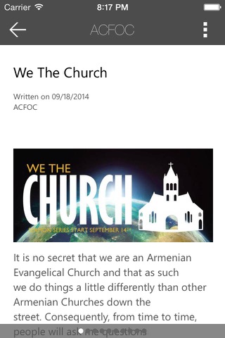 Armenian Christian Fellowship screenshot 2