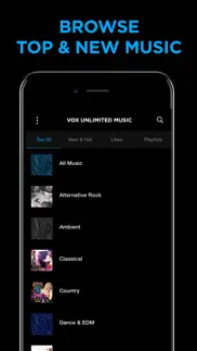 vox unlimited music - music player & streamer iphone screenshot 3