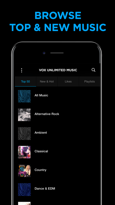 Screenshot #3 pour VOX Unlimited Music - Music Player & Streamer