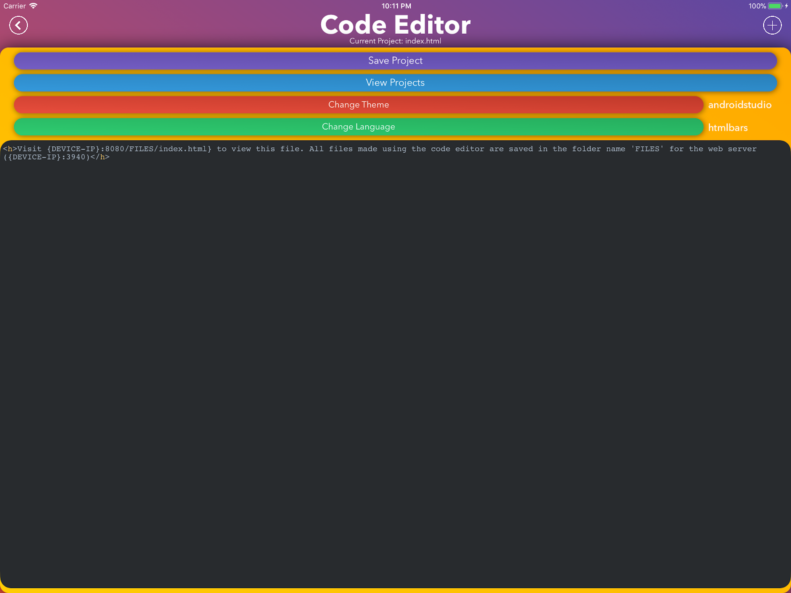iHost - HTML Live