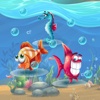 Fishing Kids Game: Catching lovely fish on boat