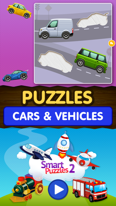 Kids Car Games: Boys puzzle 2+のおすすめ画像1