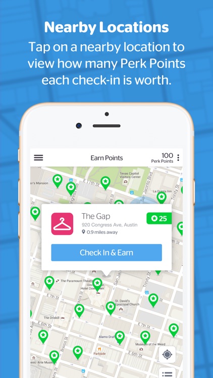 Perk: Earn rewards on the go