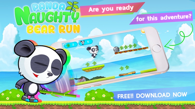Panda Naughty Bear Run