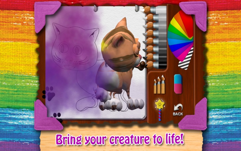 Screenshot #2 pour Paint My Cat - Color and Play