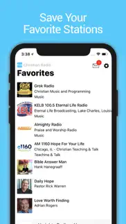 christian music and talk radio iphone screenshot 4