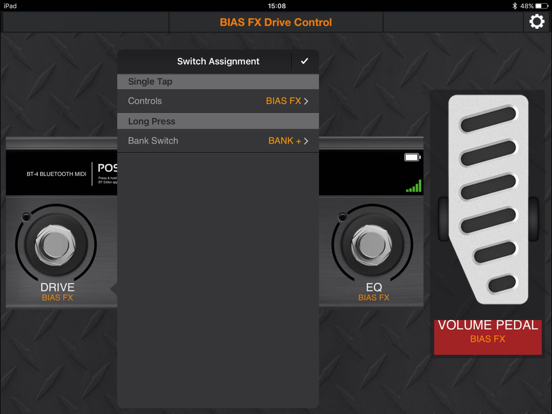 Screenshot #5 pour BT Bluetooth MIDI Pedal Editor