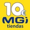 Tiendas MGI, la cadena de tiendas número 1 en artículos de 10 euros con más de 40 tiendas distribuidas por toda España, presentando además, una selección de artículos premiun de 15 y 20 euros